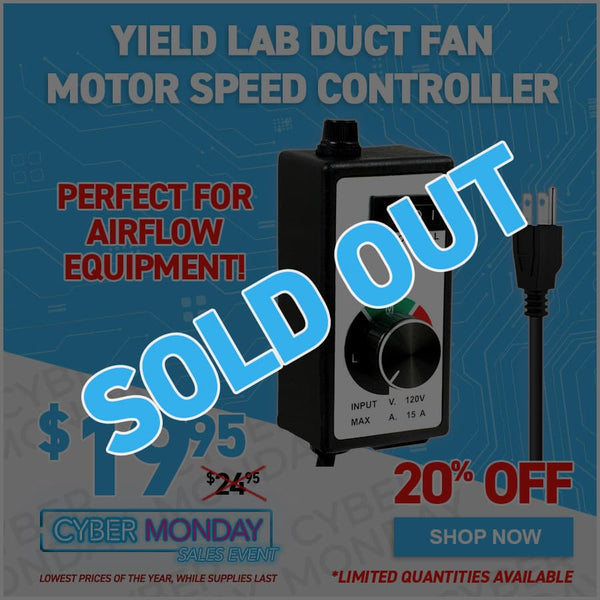 Yield Lab Duct Fan Motor Speed Controller