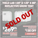 Yield Lab 120” x 120” x 80” Reflective Grow Tent (10x10)
