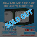 Yield Lab 120” x 60” x 80” Reflective Grow Tent (10x5)