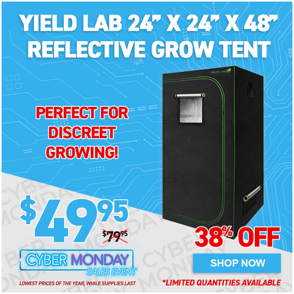 Yield Lab 24” x 24” x 48” Reflective Grow Tent (2x2)