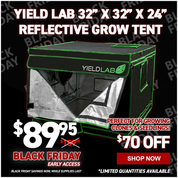 Yield Lab 32" x 32" x 24" Reflective Grow Tent