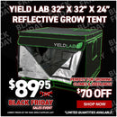 Yield Lab 32" x 32" x 24" Reflective Grow Tent