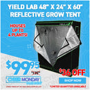 Yield Lab 48” x 24” x 60” Reflective Grow Tent (2x4)