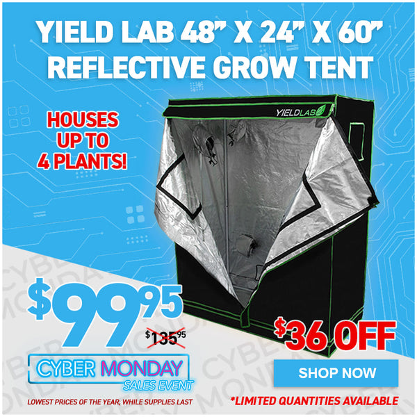 Yield Lab 48” x 24” x 60” Reflective Grow Tent (2x4)