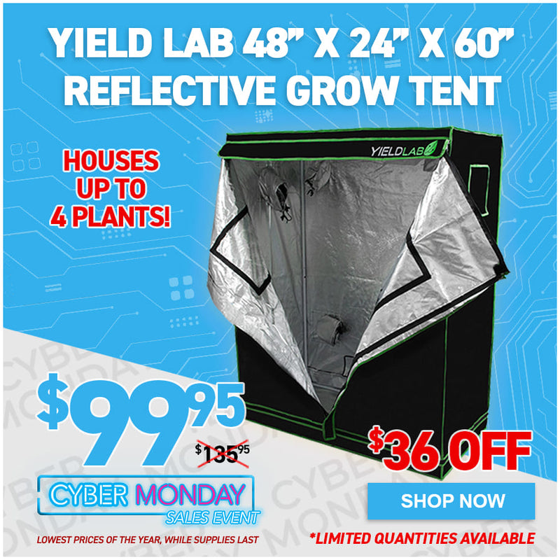 Yield Lab 48” x 24” x 60” Reflective Grow Tent (2x4)