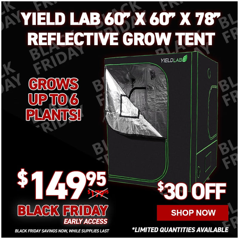 Yield Lab 60" x 60" x 78" Reflective Grow Tent (5x5)