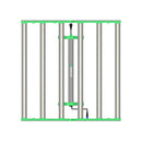 CeresLux Bar X 820W Underside View 6 Bar LED Arrangement