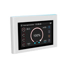 Cereslux Grow Light Controller Front View displaying Real-Time Temperature, Humidity, and Dimming Data