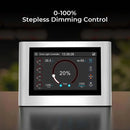 Cereslux Grow Light Controller Displaying 0-100% Stepless Dimming Control Interface
