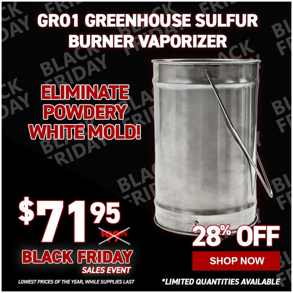Gro1 Greenhouse Sulfur Burner Vaporizer