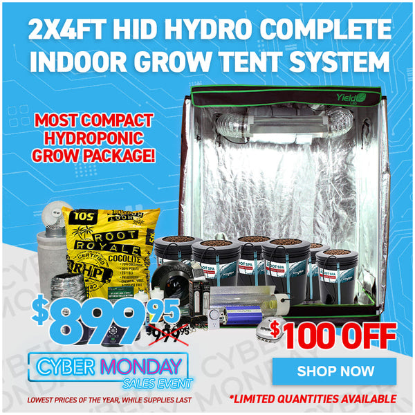 2x4ft HID Hydro Complete Indoor Grow Tent System