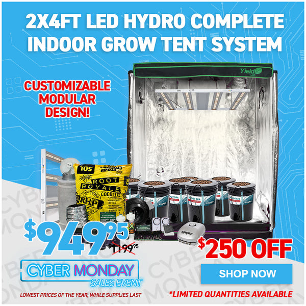 2x4ft LED Hydro Complete Indoor Grow Tent System