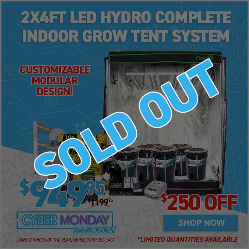 2x4ft LED Hydro Complete Indoor Grow Tent System