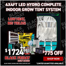 4x4ft LED Hydro Complete Indoor Grow Tent System