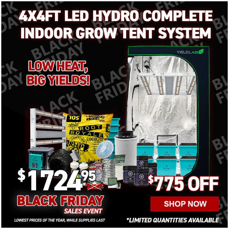 4x4ft LED Hydro Complete Indoor Grow Tent System
