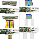 Mammoth Lightning Greenhouse/Highbay top lighting 720w  Nova Sun Series with Emerald Green + Red Terp Boost Spectrum LED Grow Light