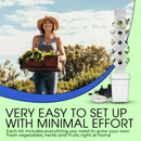 Horticulture Grow Hydropinics Exotower 5Tier Install