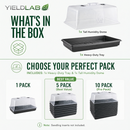 Horticulture Grow Propagation Yield Lab Tray Dome Combo Sizes Infograph
