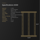 LED Gorilla Xi330 330W Specs 1