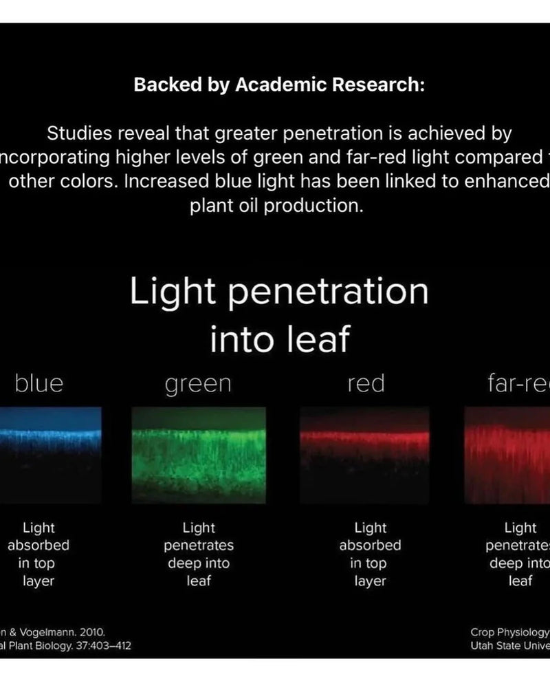 LED Mammoth Lighting 6 Bar Veg Mom Series Color_Studies