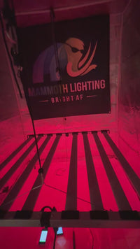 LED Mammoth Lighting 6 Bar Nova Series 720W Red Lightning