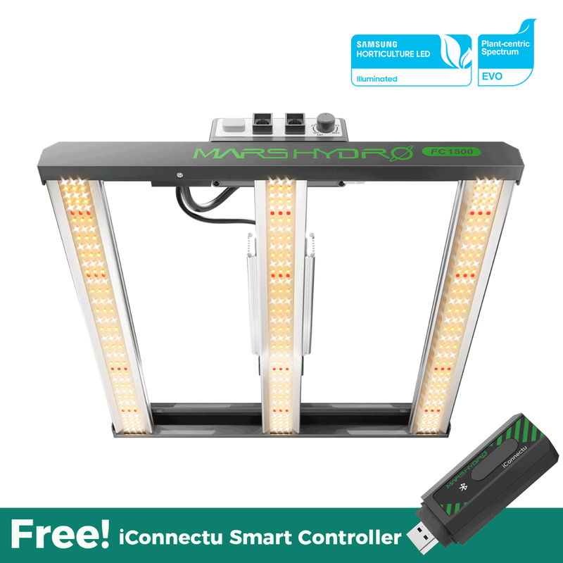 LED Mars Hydro FC1500 150W Bottom View