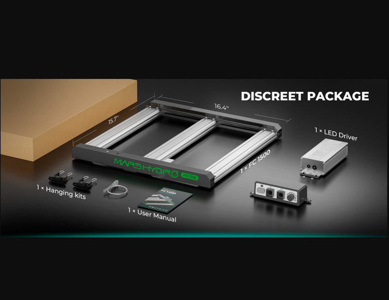 LED Mars Hydro FC1500 150W Packaging