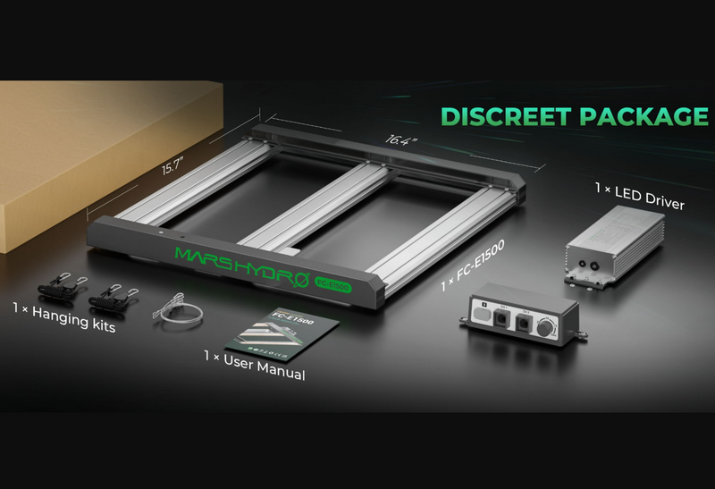 LED Mars Hydro FC E1500 150W Packaging