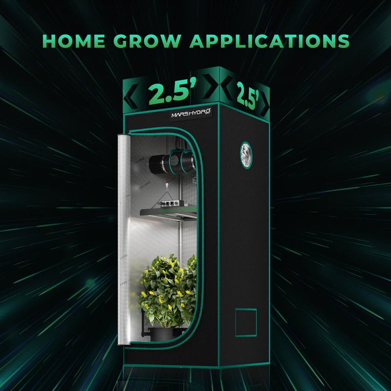 LED Mars Hydro FC E1500 150W Setup