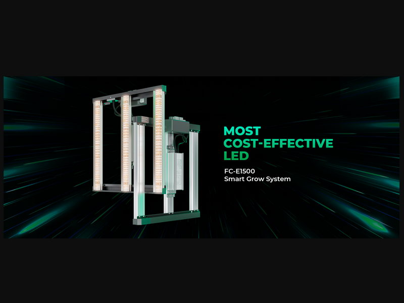 LED Mars Hydro FC E1500 150W Top and Bottom Angle