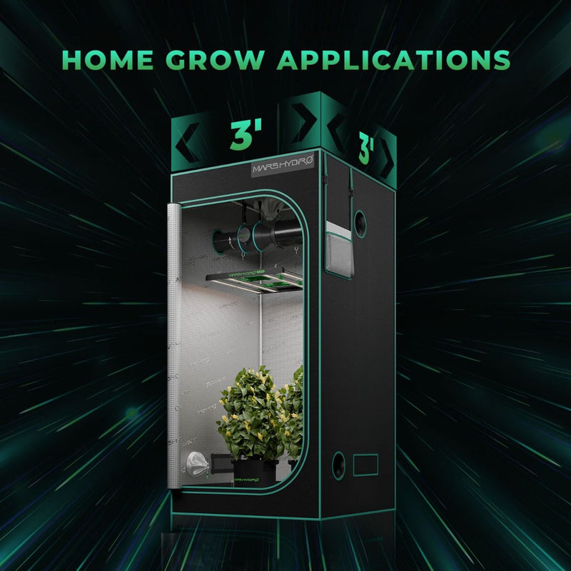 LED Mars Hydro FC E3000 300W Setup