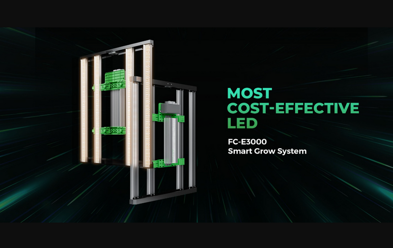 LED Mars Hydro FC E3000 300W Top Bottom View