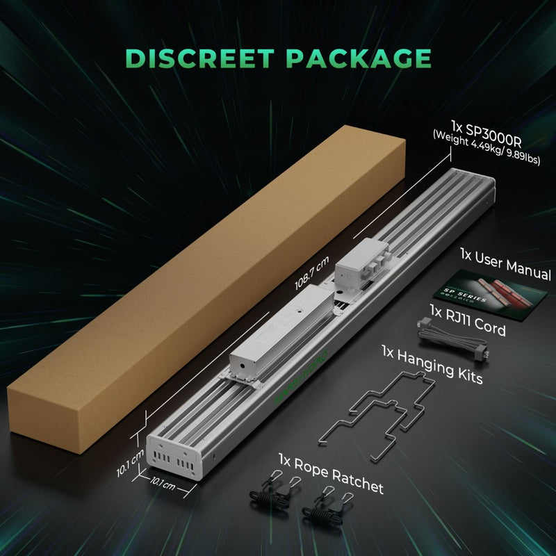 LED Mars Hydro SP3000R Packaging