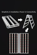 LED Medic Grow Fold8 FS 760W Commercial Installation