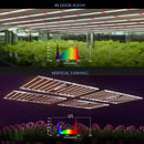 LED Medic Grow Fold 1200W Commercial R&B FS Dimmable Comparison Spectrum