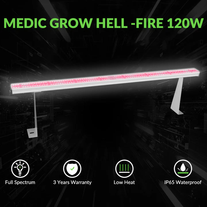 LED Medic Grow Hell Fire 120W FS Under Canopy Specifications