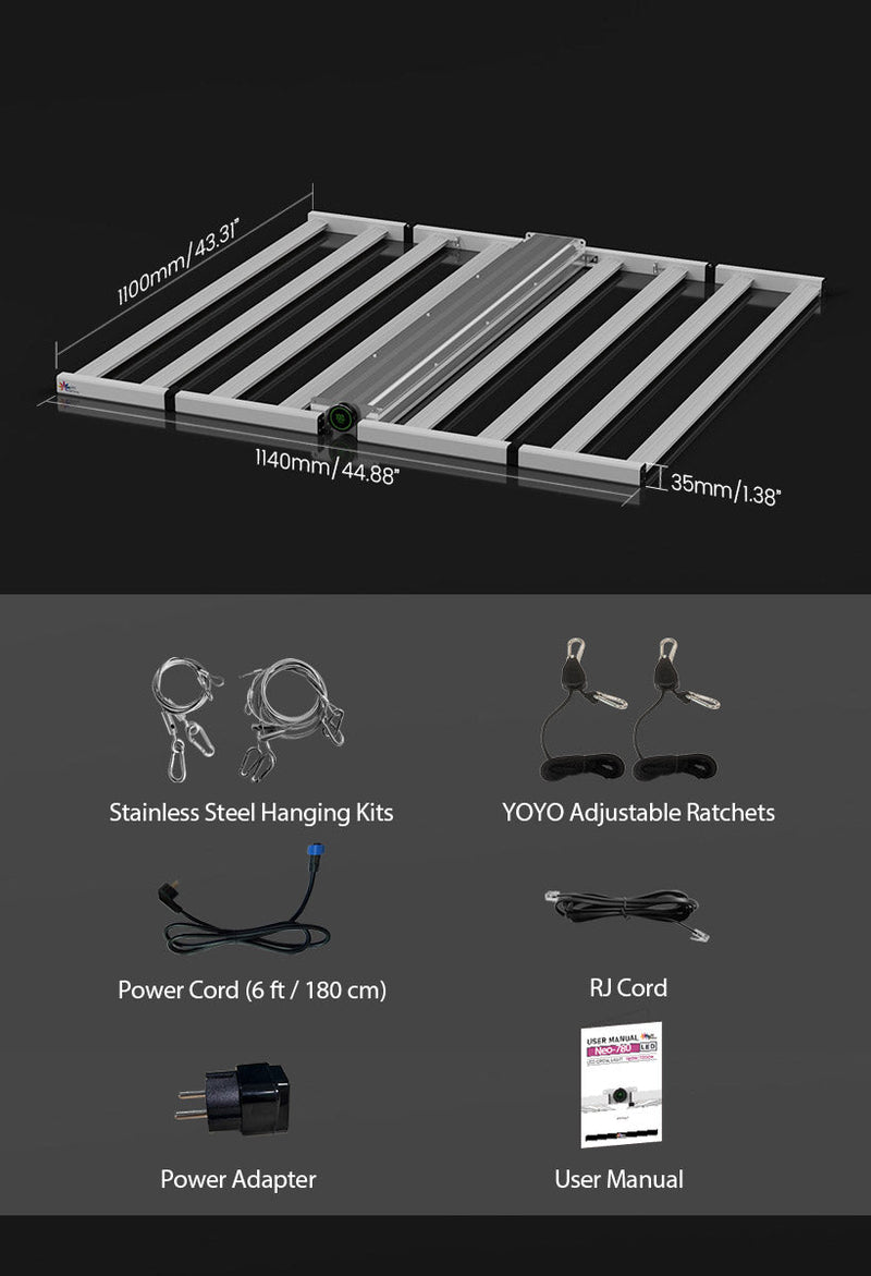 LED Medic Grow Neo 780W Specifications