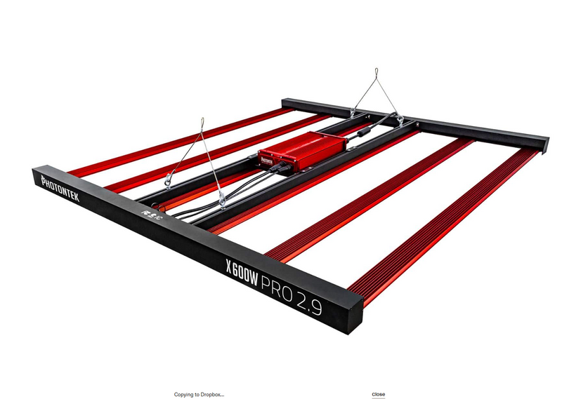 LED Photontek X 600W PRO 2.9 Top View