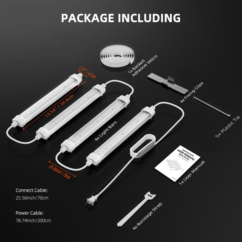 LED Spider Farmer Glow30 32W FS 4Bar Packaging