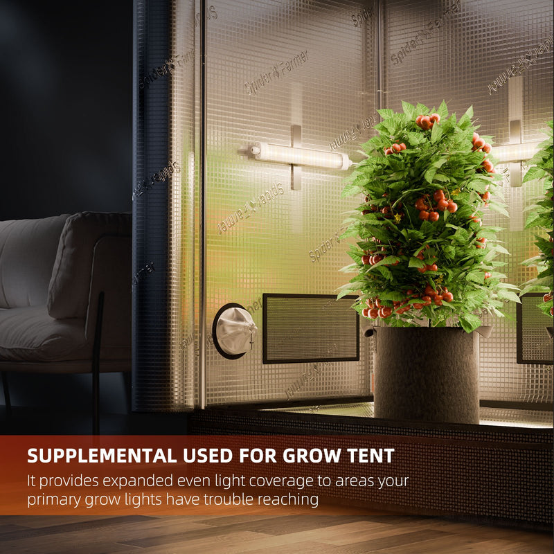 LED Spider Farmer Glow30 32W FS 4Bar Sample Setup 2