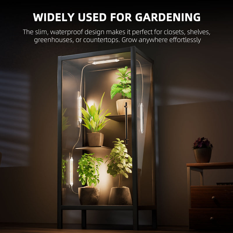 LED Spider Farmer Glow30 32W FS 4Bar Sample Setup