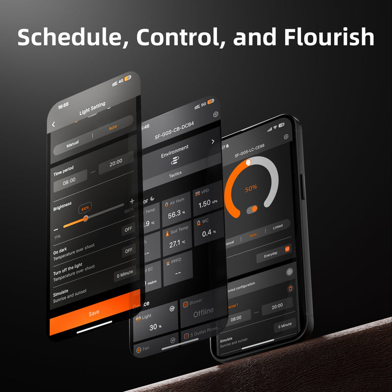 LED Spider Farmer SF2000 Pro 200W App View 3