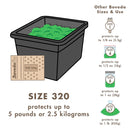 Boveda 2-Way Humidity Control Pack 58% RH 320g Individually Wrapped