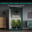 Mars Hydro TSW 2000 Home Grow Application In Tent
