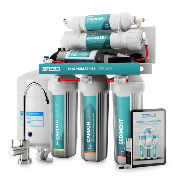 Reverse Osmosis System NU Aqua Platinum Series Stage 5 Pump Main