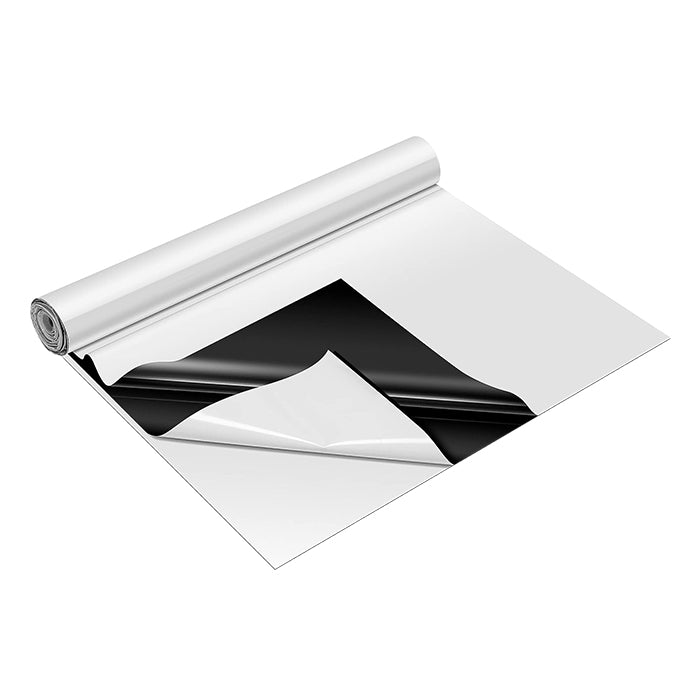 Panda Film Black and White Poly Film Roll 5mil 24ft x 100ft (2024 Version)