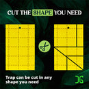 Grow Essentials Pest Control Catchmaster Double-Sided Yellow Sticky Card Insect Trap Cuts Front