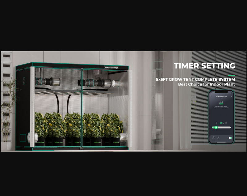 Mars Hydro Smart Dimmable FC-E1200W CO2 Plus Commercial FS LED Grow Light