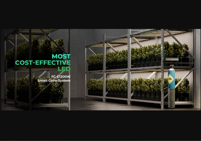 Mars Hydro Smart Dimmable FC-E1200W CO2 Plus Commercial FS LED Grow Light