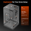 Spider Farmer Master Series 3x3 Grow Tent 90x90x180 Specification